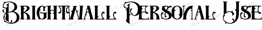 Brightwall Personal Use字体转换